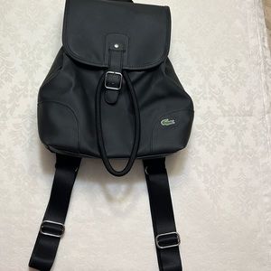 Lacoste black backpack